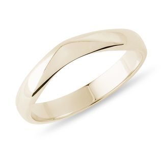 MINIMALISTICKÝ PÁNSKÝ SNUBNÍ PRSTEN VE ZLATĚ - PÁNSKÉ SNUBNÍ PRSTENY - SNUBNÍ PRSTENY