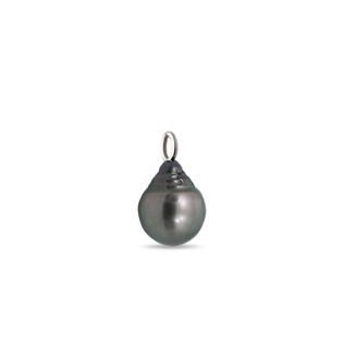 ANHÄNGER MIT BAROCKER TAHITIPERLE IN WEISSGOLD - MAGNETISCHE HALSKETTEN - KETTEN