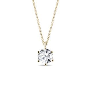 COLLIER EN OR JAUNE ET DIAMANT 1 CT - COLLIERS AVEC DIAMANTS - COLLIERS