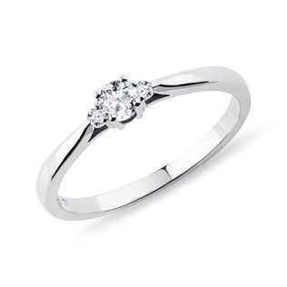 ENGAGEMENT RING WITH DIAMONDS IN GOLD - DIAMOND ENGAGEMENT RINGS - ENGAGEMENT RINGS