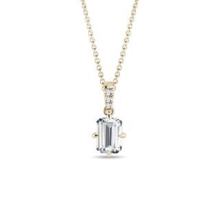 LUXURIÖSE HALSKETTE MIT 1 CT LABOR-DIAMANT IN GELBGOLD - KETTEN MIT DIAMANTEN - KETTEN