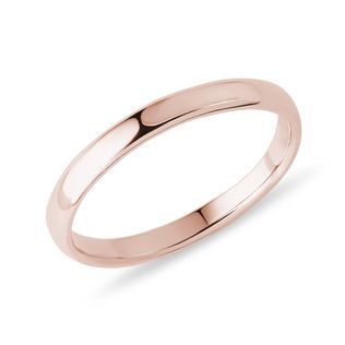 ALLIANCE CLASSIQUE EN OR ROSE - ALLIANCES DE MARIAGE FEMMES - ALLIANCES DE MARIAGE