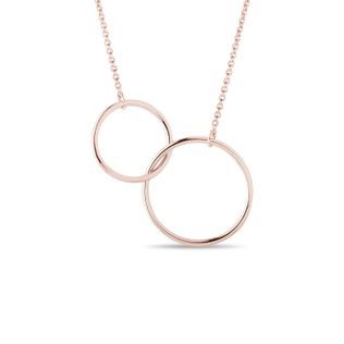 NÁHRDELNÍK Z RUŽOVÉHO ZLATA KRUHY - NÁHRDELNÍKY Z RUŽOVÉHO ZLATA - NÁHRDELNÍKY