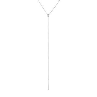 LAB GROWN DIAMOND CHAIN NECKLACE IN WHITE GOLD - DIAMOND NECKLACES - NECKLACES