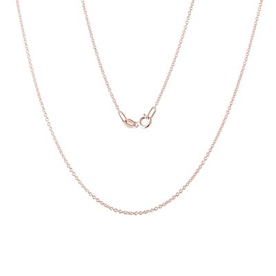 60cm rose gold chain