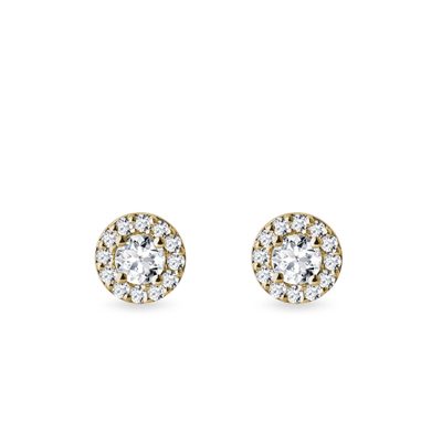 Diamond Studs with Diamond Earring Jacket Pair