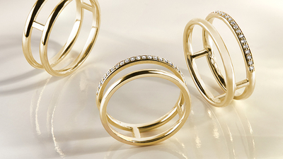Ohrringe, Ring und Armband