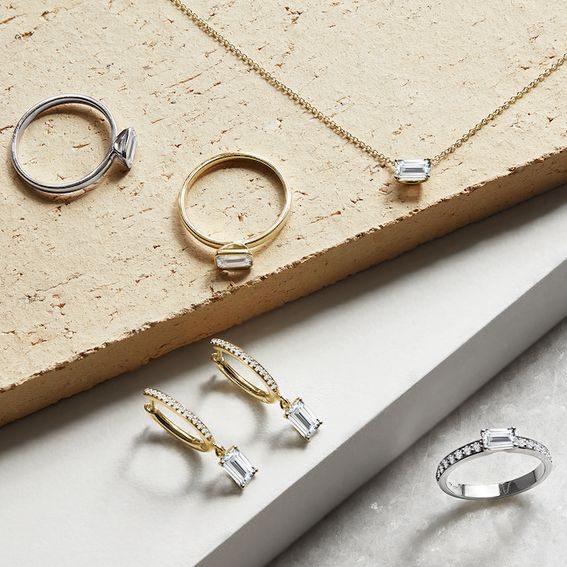 The new face of minimalism: discover moissanites in our new E-cut collection