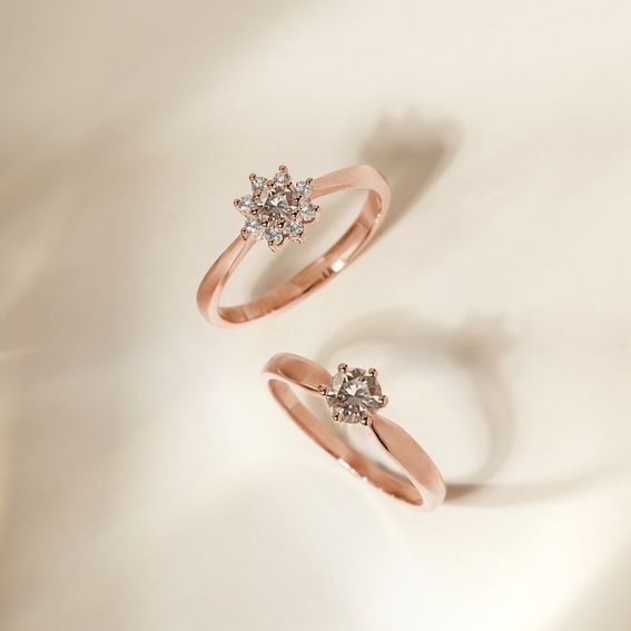 Diamants champagne: La couleur de l’année 2025