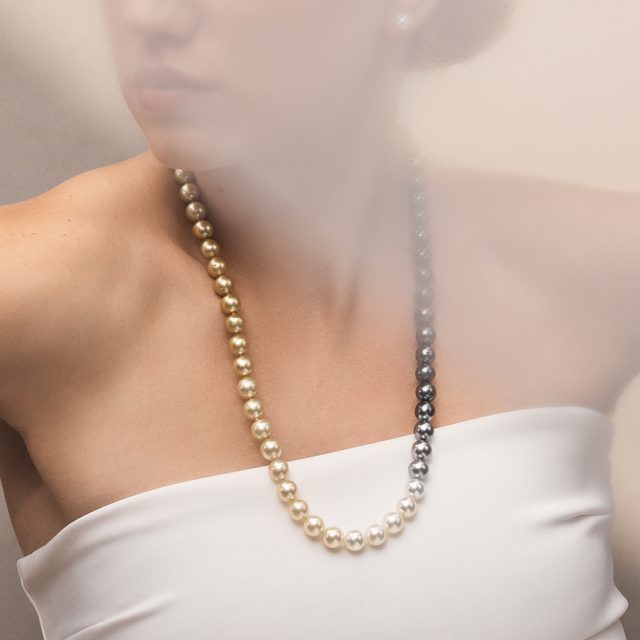 COLLIER DE PERLES DE TAHITI ET DU PACIFIQUE SUD - COLLIERS DE PERLES - 