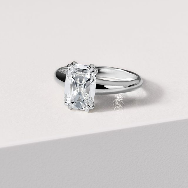 RING MIT 2 CT LABORDIAMANT IM OLD MINE SCHLIFF IN WEISSGOLD - RINGE MIT LAB GROWN DIAMANTEN - 