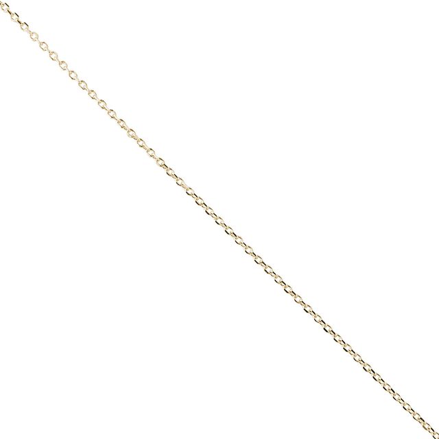 ANKERKETTE FÜR KINDER, 38 CM LANG, AUS GELBGOLD - KINDER KETTEN - 