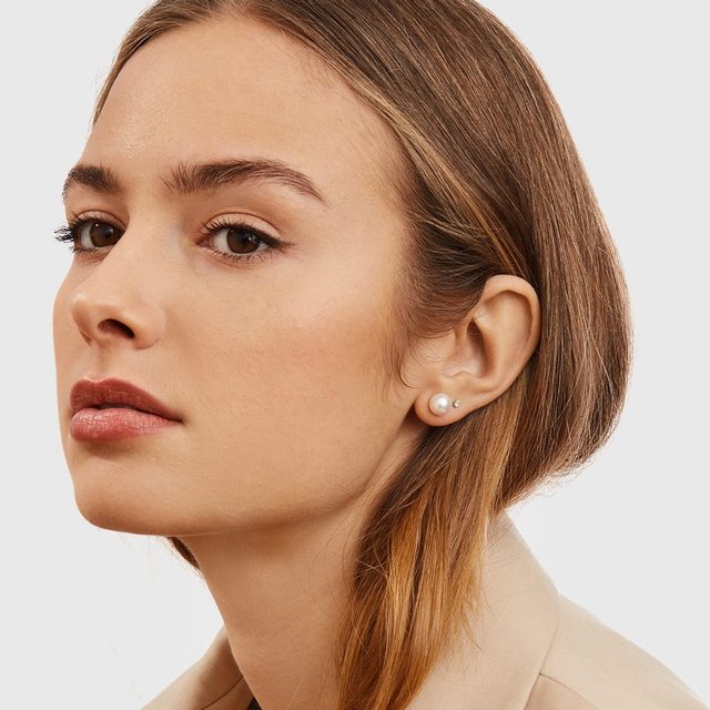 ENSEMBLE DE BIJOUX AVEC PERLES AKOYA - PARURES DE PERLES - 