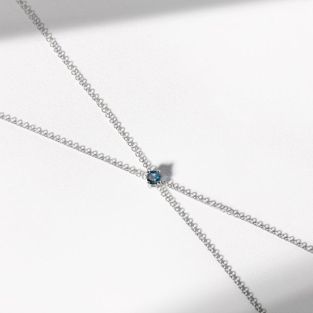 DOPPEL-ARMBAND MIT TOPAS - ARMBÄNDER MIT EDELSTEINE - 