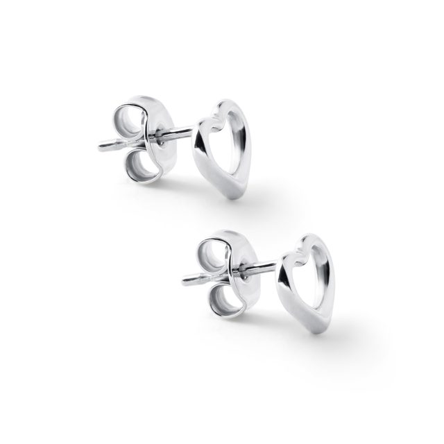 HERZOHRRINGE IN WEISSGOLD - OHRRINGE WEISSGOLD - 