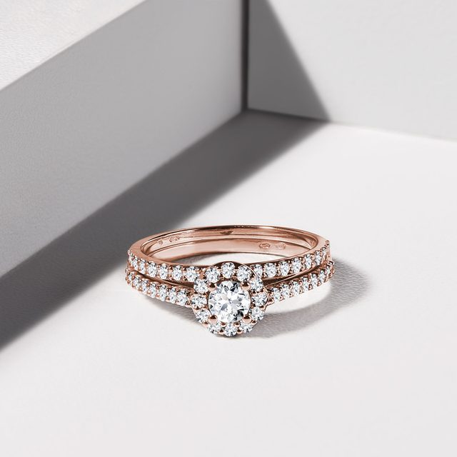 VERLOBUNGS- UND EHERING SET - TRAURING- UND VERLOBUNGSSETS - 