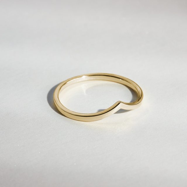 V RING IN GELBGOLD - RINGE GELBGOLD - 