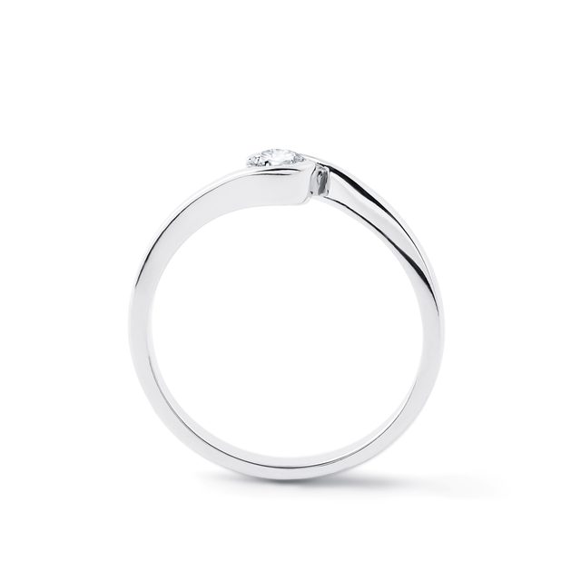 ZLATÝ ZÁSNUBNÝ PRSTEŇ S BRILIANTOM - ZÁSNUBNÉ PRSTENE S BRILIANTOM - 