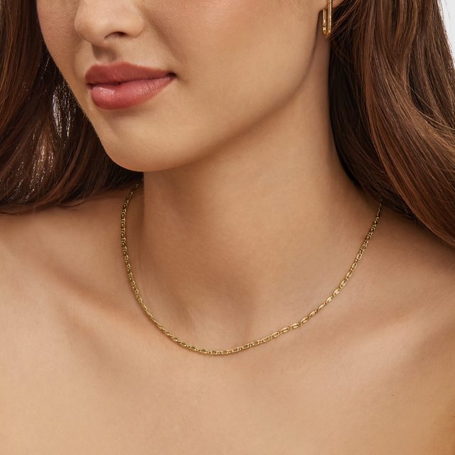 COLLIER EN OR JAUNE - CHAÎNES EN OR - 