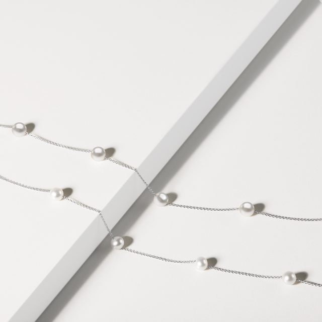 AKOYA-PERLENKETTE IN GOLD - PERLEN KETTEN - 