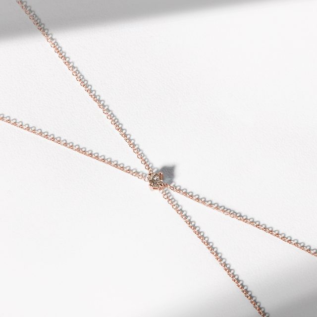 DIAMANT-ARMBAND IN ROSÉGOLD - ARMBÄNDER MIT DIAMANTEN - 