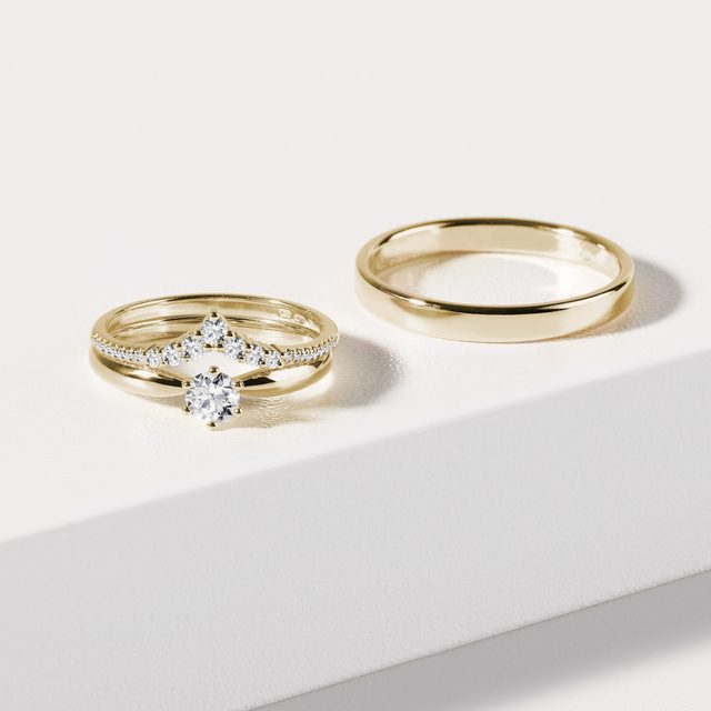 ÉLÉGANTE BAGUE EN OR POUR HOMMES - ALLIANCES DE MARIAGE HOMMES - 