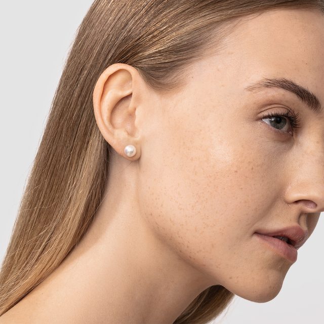 PERLENOHRSTECKER - PERLEN OHRRINGE - 