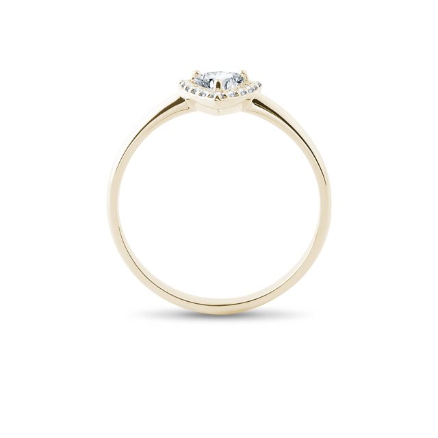 TRILLION CUT DIAMOND RING IN GOLD - DIAMOND ENGAGEMENT RINGS - 