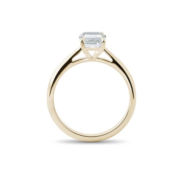 RADIANT CUT DIAMOND ENGAGEMENT RING IN 14K GOLD - RINGS WITH LAB-GROWN DIAMONDS - 