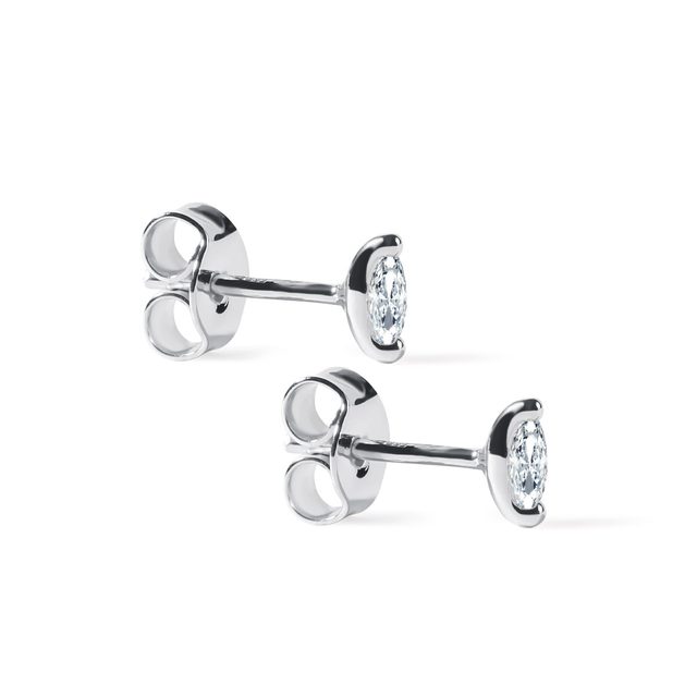 DIAMANTOHRRINGE IN WEISSGOLD - OHRSTECKER DIAMANT - 