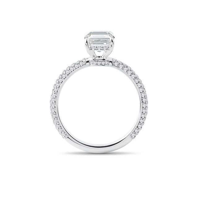LUXURIÖSER RING MIT 1,6 CT LABORDIAMANTEN IN WEISSGOLD - RINGE MIT LAB GROWN DIAMANTEN - 