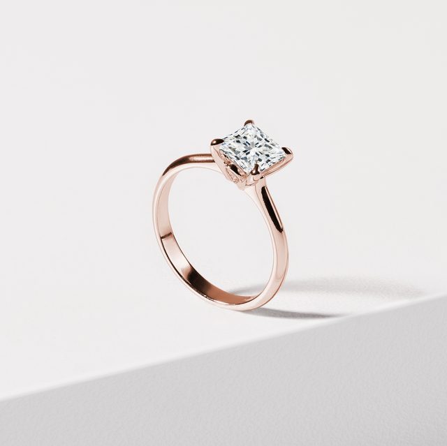 VERLOBUNGSRING MIT LABORDIAMANTEN IN ROSEGOLD - RINGE MIT LAB GROWN DIAMANTEN - 