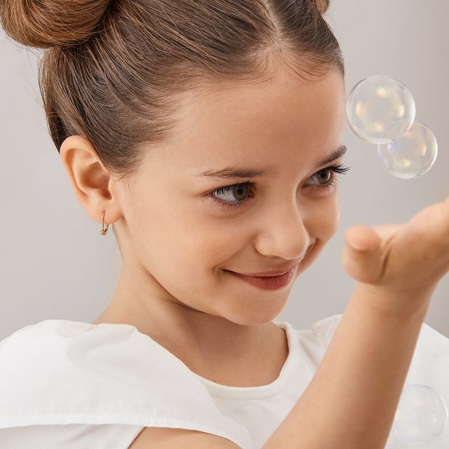 DETSKÉ NÁUŠNIČKY Z RUŽOVÉHO ZLATA - DETSKÉ NÁUŠNICE - 