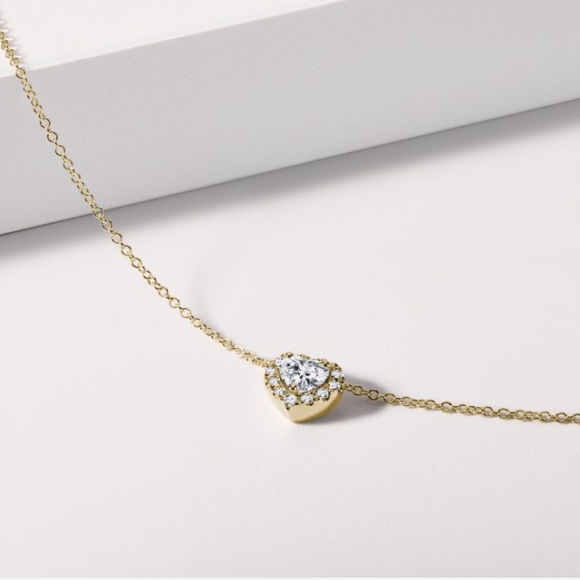 LUXUSNÍ SOUPRAVA S DIAMANTOVÝMI SRDCI VE ZLATĚ - DIAMANTOVÉ SOUPRAVY - 
