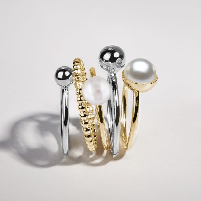 PRSTEN S KULIČKOU Z BÍLÉHO ZLATA - PRSTENY Z BÍLÉHO ZLATA - 