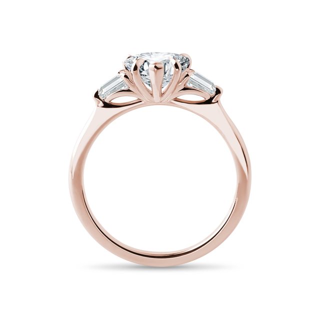 1CT HEART DIAMOND RING IN ROSE GOLD - RINGS WITH LAB-GROWN DIAMONDS - 