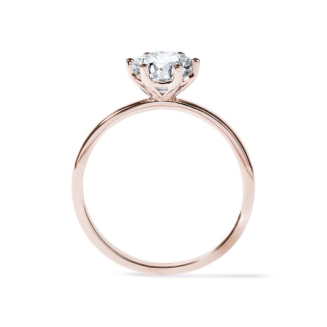 VERLOBUNGSRING MIT 1CT DIAMANTEN IN ROSÉGOLD - RINGE MIT LAB GROWN DIAMANTEN - 