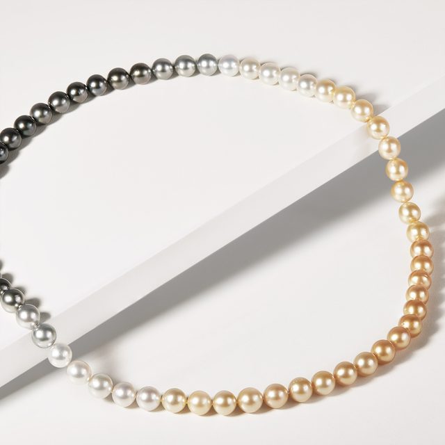 COLLIER DE PERLES DE TAHITI ET DU PACIFIQUE SUD - COLLIERS DE PERLES - 