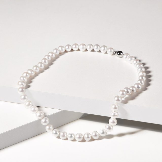 PERLOVÁ ZLATÁ SOUPRAVA Z AKOYA PEREL - PERLOVÉ SOUPRAVY - 