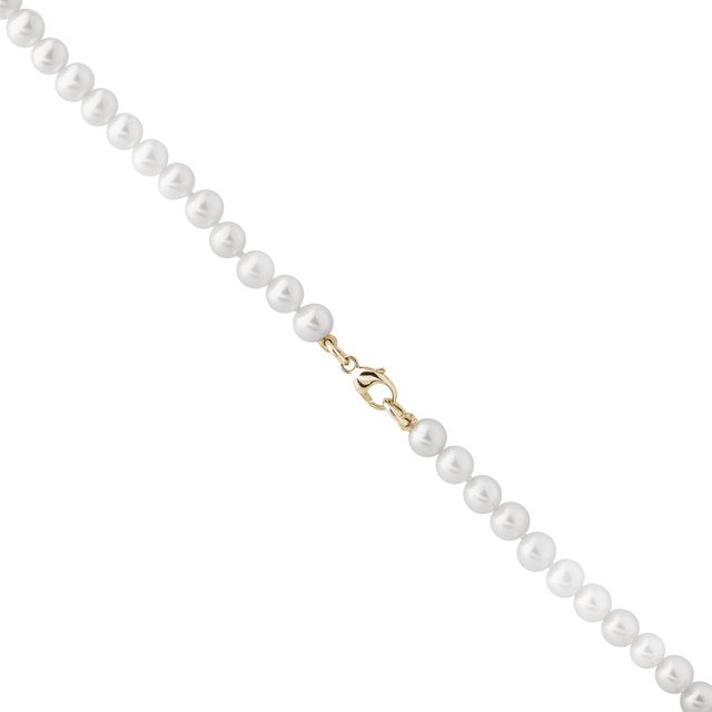 DLHÝ PERLOVÝ NÁHRDELNÍK S TYRKYSOM A KORALOM - PERLOVÉ NÁHRDELNÍKY - 