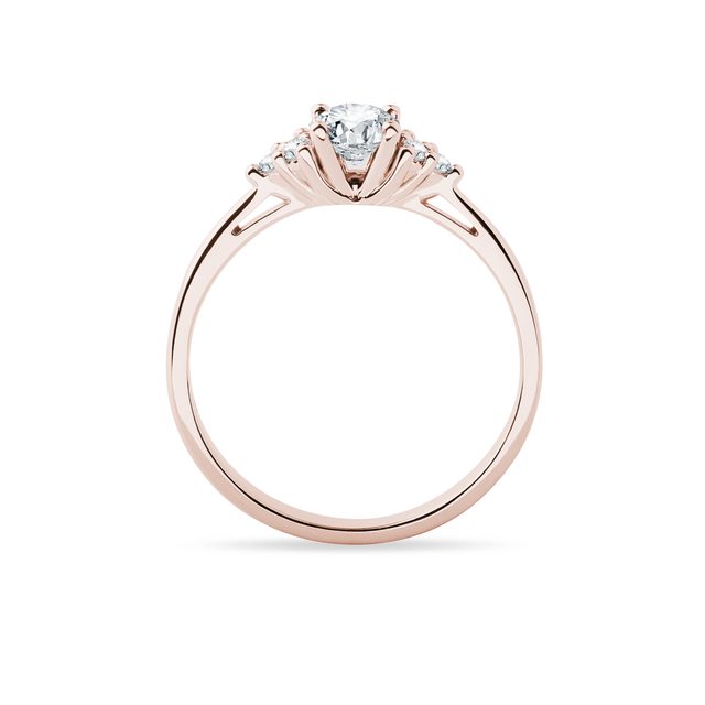 LUXUS-DIAMANTRING IN ROSÉGOLD - VERLOBUNGSRINGE DIAMANTEN - 
