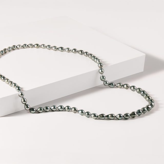 COLLIER DE PERLES BAROQUES DE TAHITI - COLLIERS DE PERLES - 