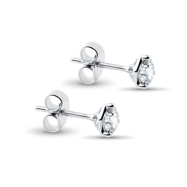 DIAMANTOHRSTECKER AUS WEISSGOLD - OHRSTECKER DIAMANT - 