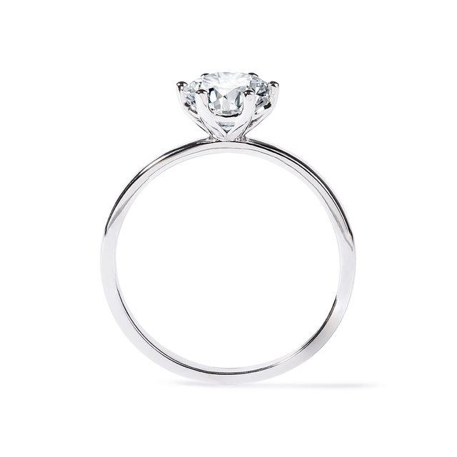 VERLOBUNGSRING MIT 1CT DIAMANTEN IN WEISSGOLD - RINGE MIT LAB GROWN DIAMANTEN - 