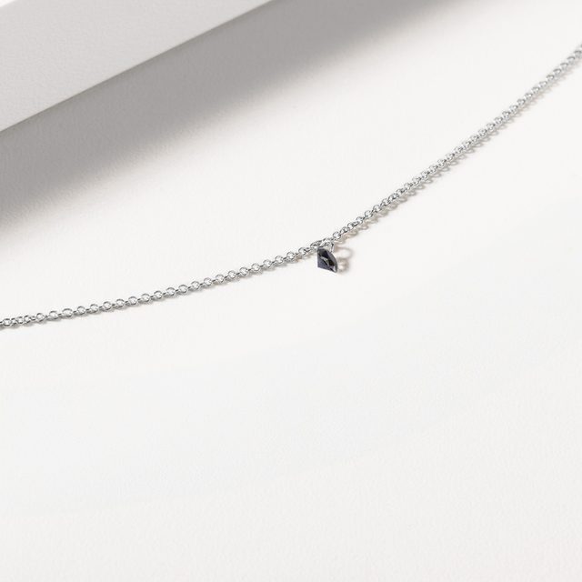 LIMITED EDITION NOIR DIAMOND BRACELET IN WHITE GOLD - DIAMOND BRACELETS - 