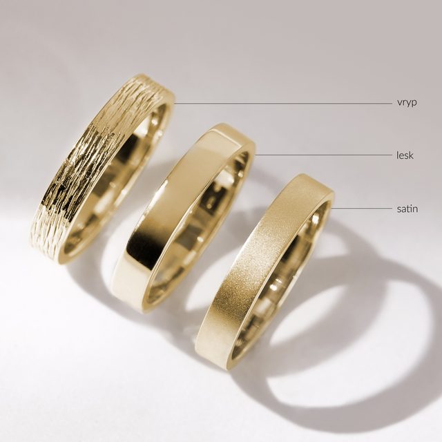 BAGUE DE MARIAGE D'OR BLANC POUR HOMMES - ALLIANCES DE MARIAGE HOMMES - 