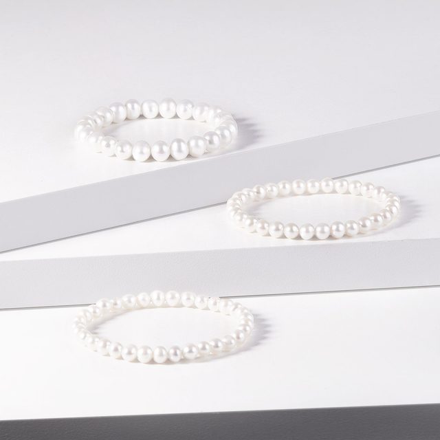 PERLENARMBAND MIT ELASTIKBAND - PERLEN ARMBÄNDER - 