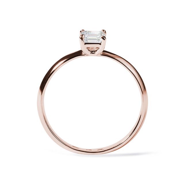 DIAMANTVERLOBUNSGRING IN ROSÉGOLD - VERLOBUNGSRINGE DIAMANTEN - 