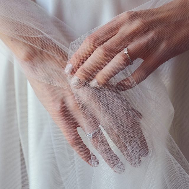 MODERNER RING MIT DIAMANT IN WEISSGOLD - RINGE DIAMANT - 