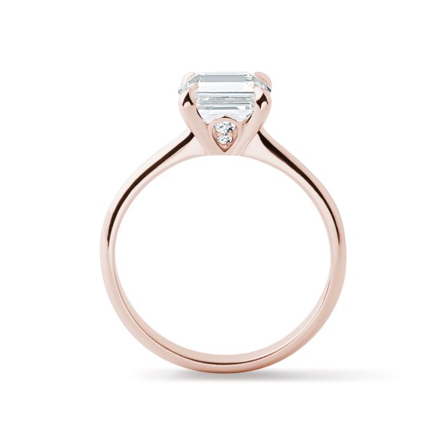 VERLOBUNGSRING MIT LABORDIAMANTEN IN ROSEGOLD - RINGE MIT LAB GROWN DIAMANTEN - 